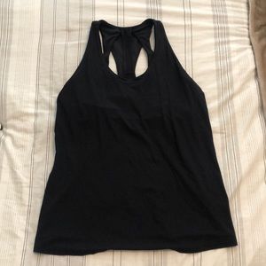 Black lululemon tank top